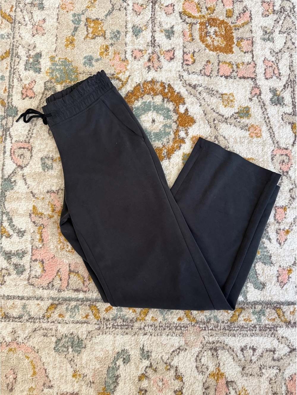 Athleta Seasoft Mid Rise Straight Pant Dark Gray Size SP
